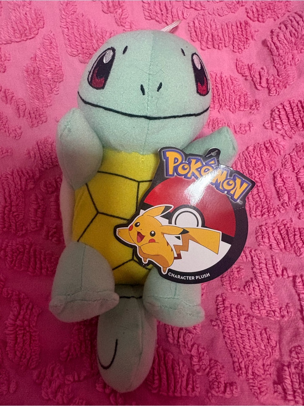 Pokemon Squirtle Plush - Mint Green & Yellow Character Plush